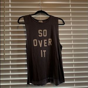 Super cute gray workout tank